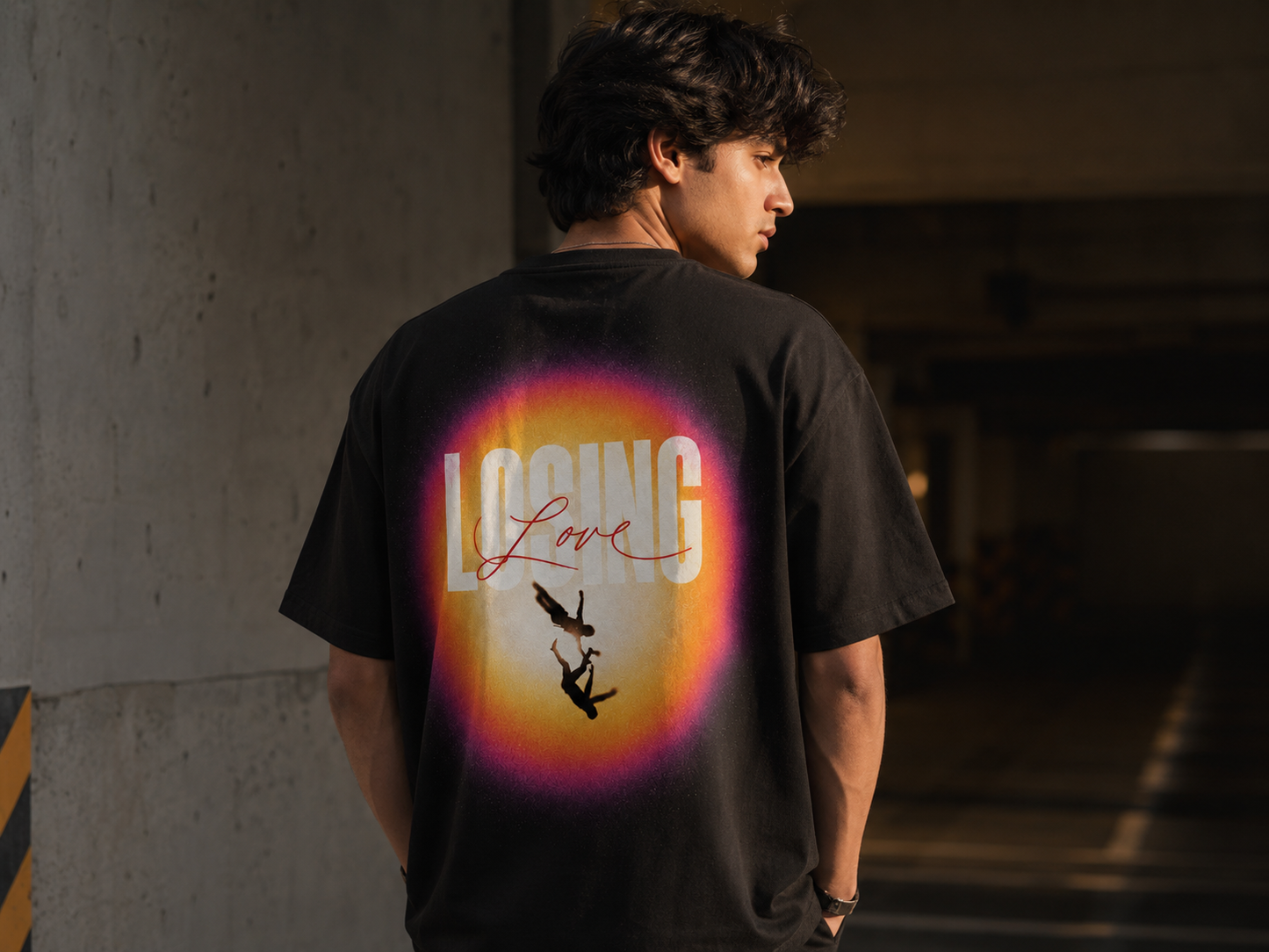 Losing Love Oversized Graphic T-Shirt