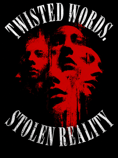 Twisted Words Oversized Graphic T-Shirt