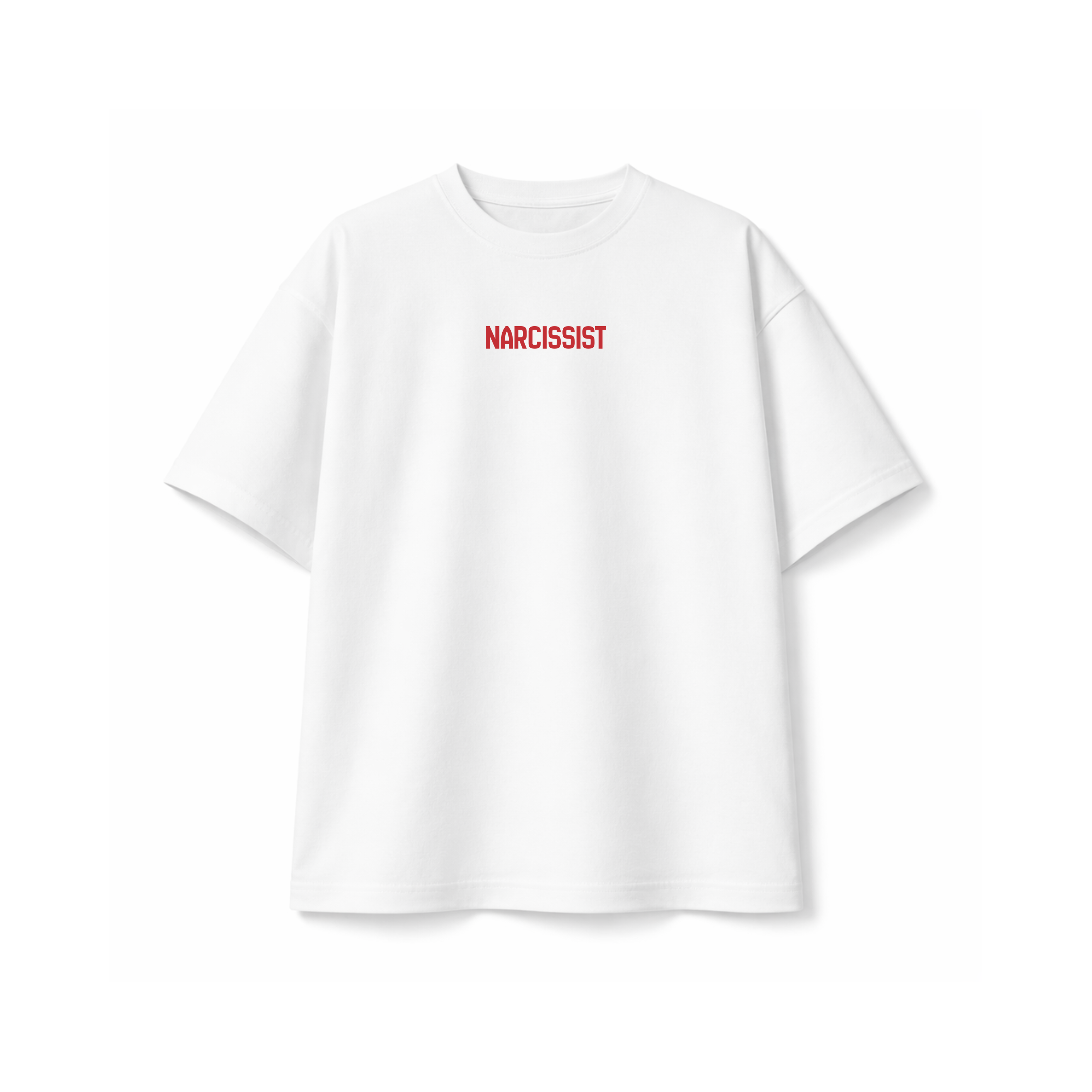 Narcissist Raven Oversized Tee – Dark Streetwear Graphic T-Shirt | Drip N Slay