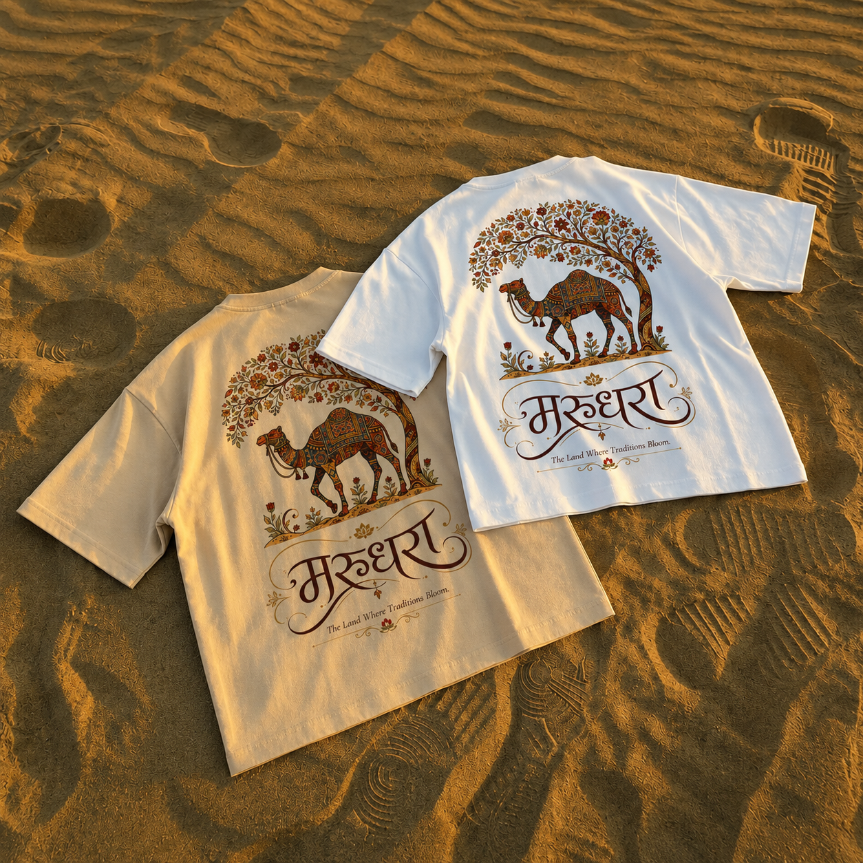 Marudhara Oversized Graphic T-Shirt