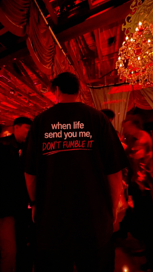 Don’t Fumble It Oversized Graphic T-Shirt