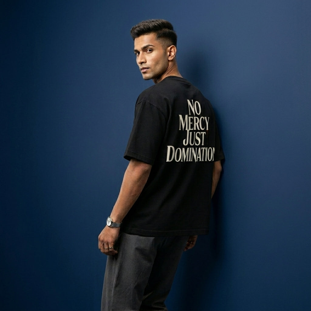 Villain Arc Typography Oversize T-shirt