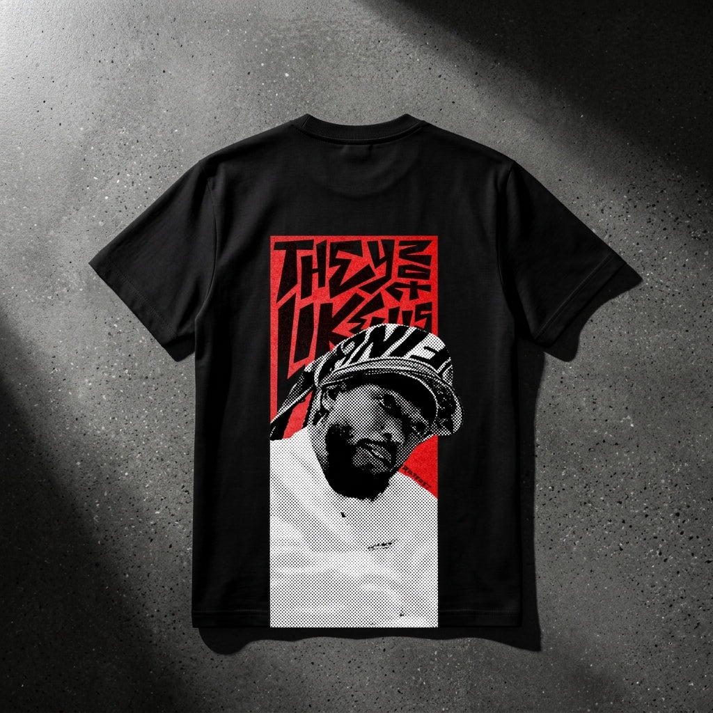 They Not Like Us – Regular Fit Graphic T-Shirt