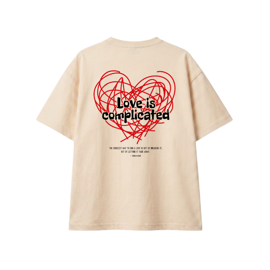 Love Is Complicated Oversized T-Shirt